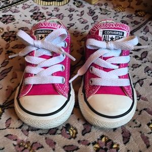 Pink Converse Baby size 4
